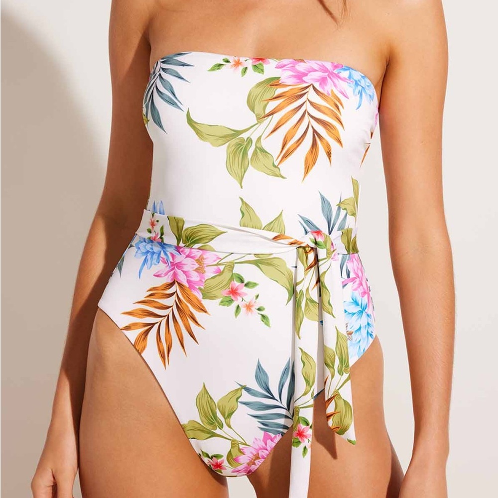 NWT Vitamin A Marilyn floral one piece swim